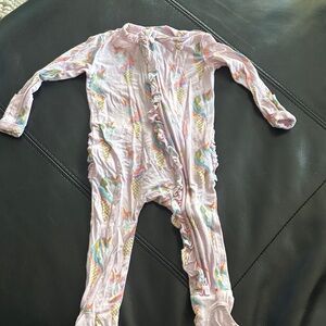 Posh Peanut Unicorn Zippered Footie